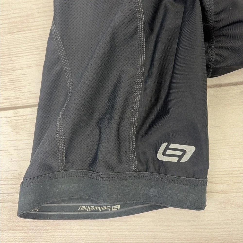 Bellwether Cycling Shorts Men's Large Black Nylon Spandex Blend Excellent
